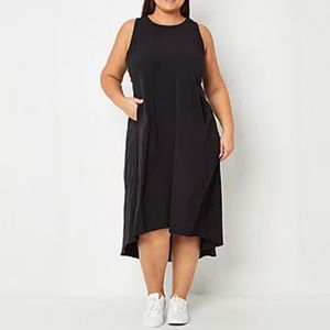 Stylus Plus Sleeveless High-Low Maxi Dress 2x
